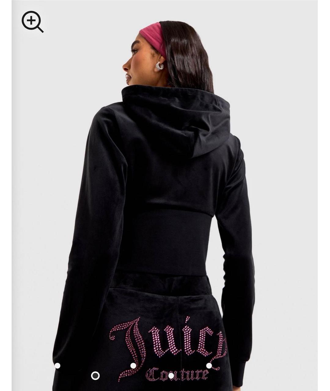 JUICY COUTURE Черный велюровый спортивные костюмы, фото 5