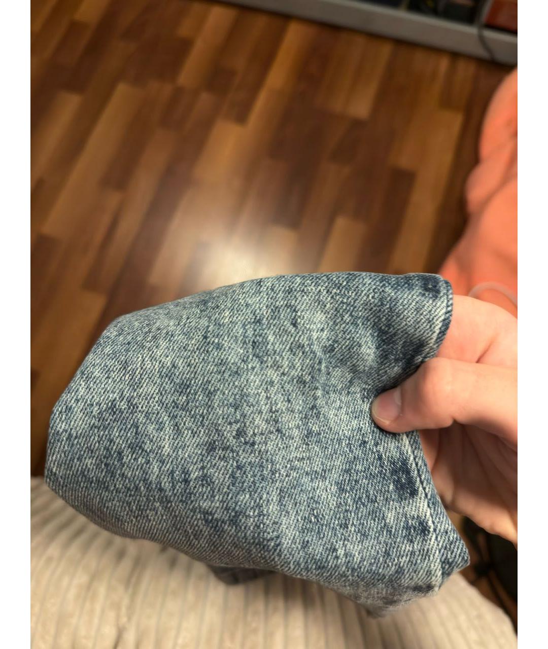 KARL LAGERFELD Темно-синие хлопко-эластановые джинсы скинни, фото 4