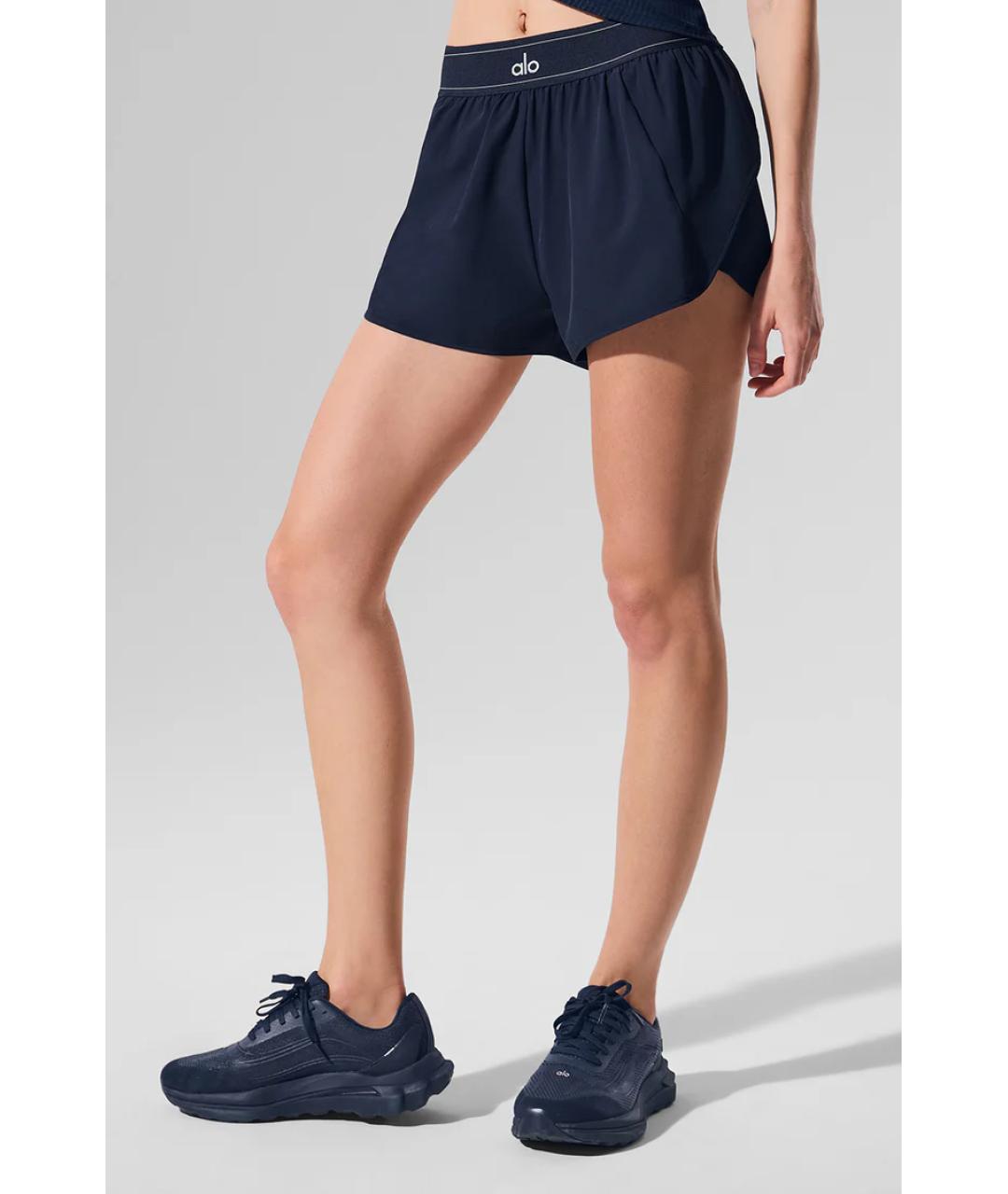 ALO YOGA Темно-синие хлопковые шорты, фото 5