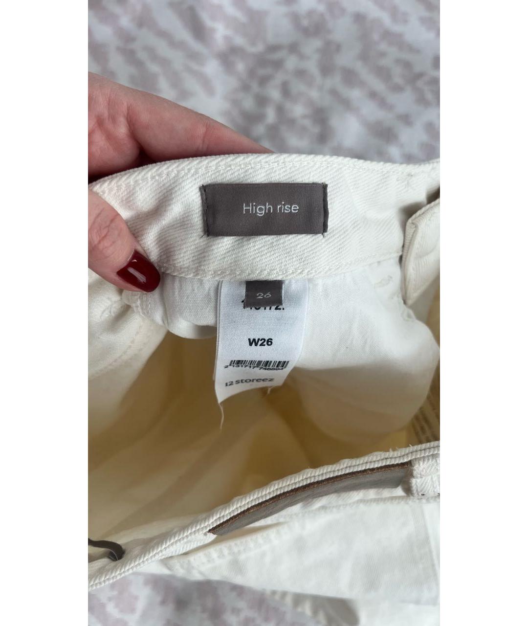 12 STOREEZ Белые хлопковые шорты, фото 4