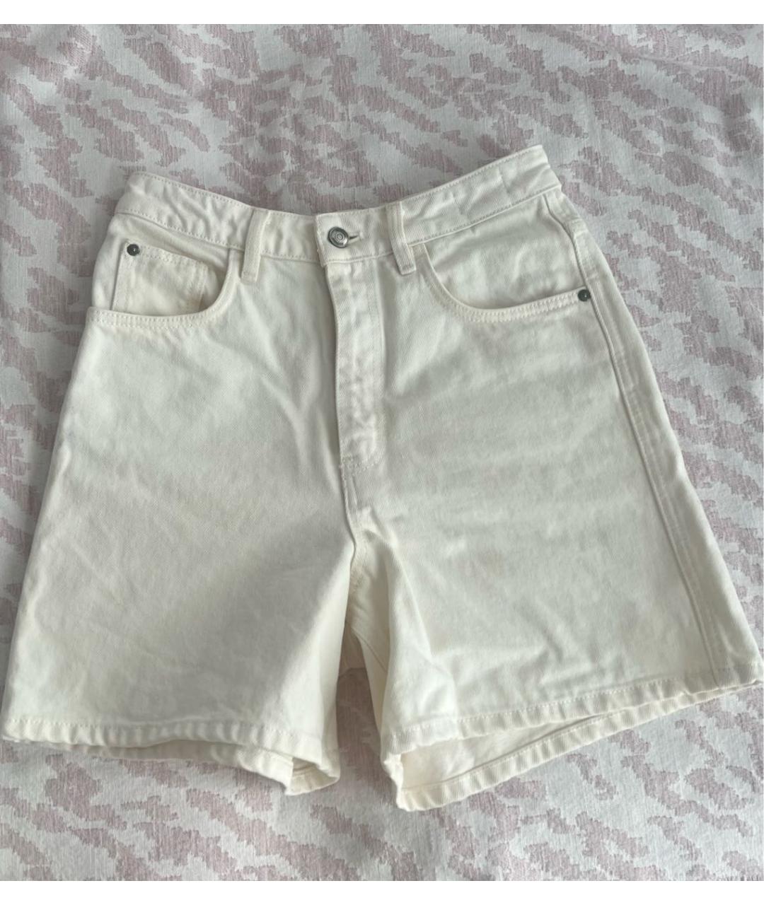 12 STOREEZ Белые хлопковые шорты, фото 2