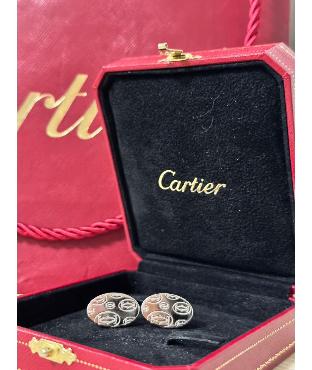 CARTIER Серебряные серебряные запонки, фото 5