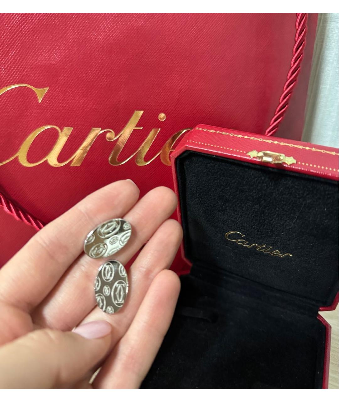 CARTIER Серебряные серебряные запонки, фото 3