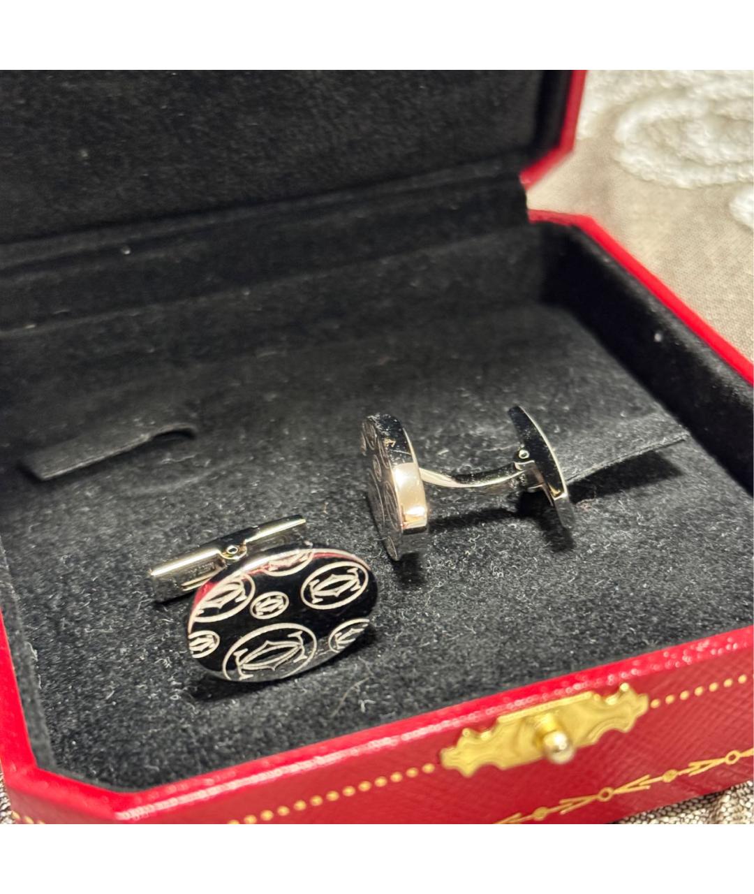 CARTIER Серебряные серебряные запонки, фото 4