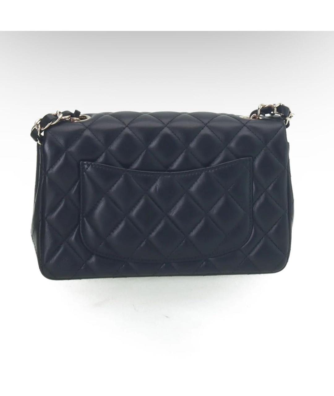 CHANEL Черная кожаная сумка через плечо, фото 4
