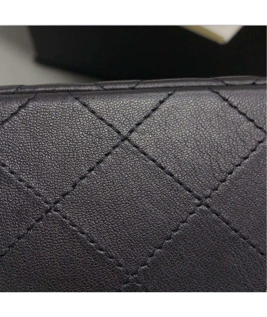 CHANEL Черная кожаная сумка через плечо, фото 6