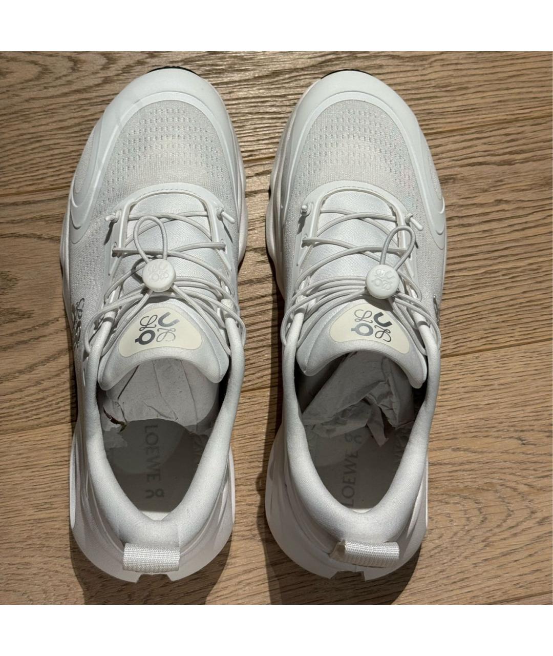 LOEWE Белые синтетические кроссовки, фото 3