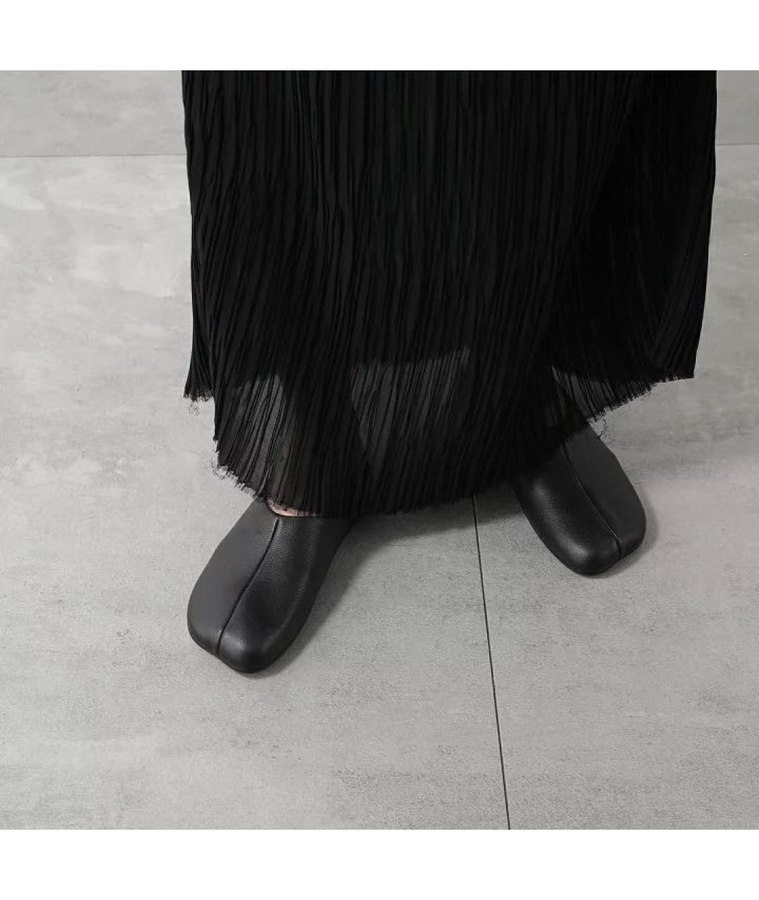 MAISON MARGIELA Черные кожаные лоферы, фото 7