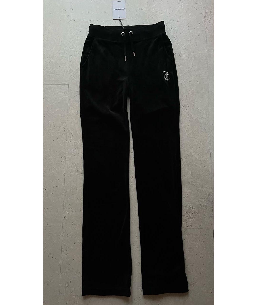 JUICY COUTURE Черный велюровый спортивные костюмы, фото 5