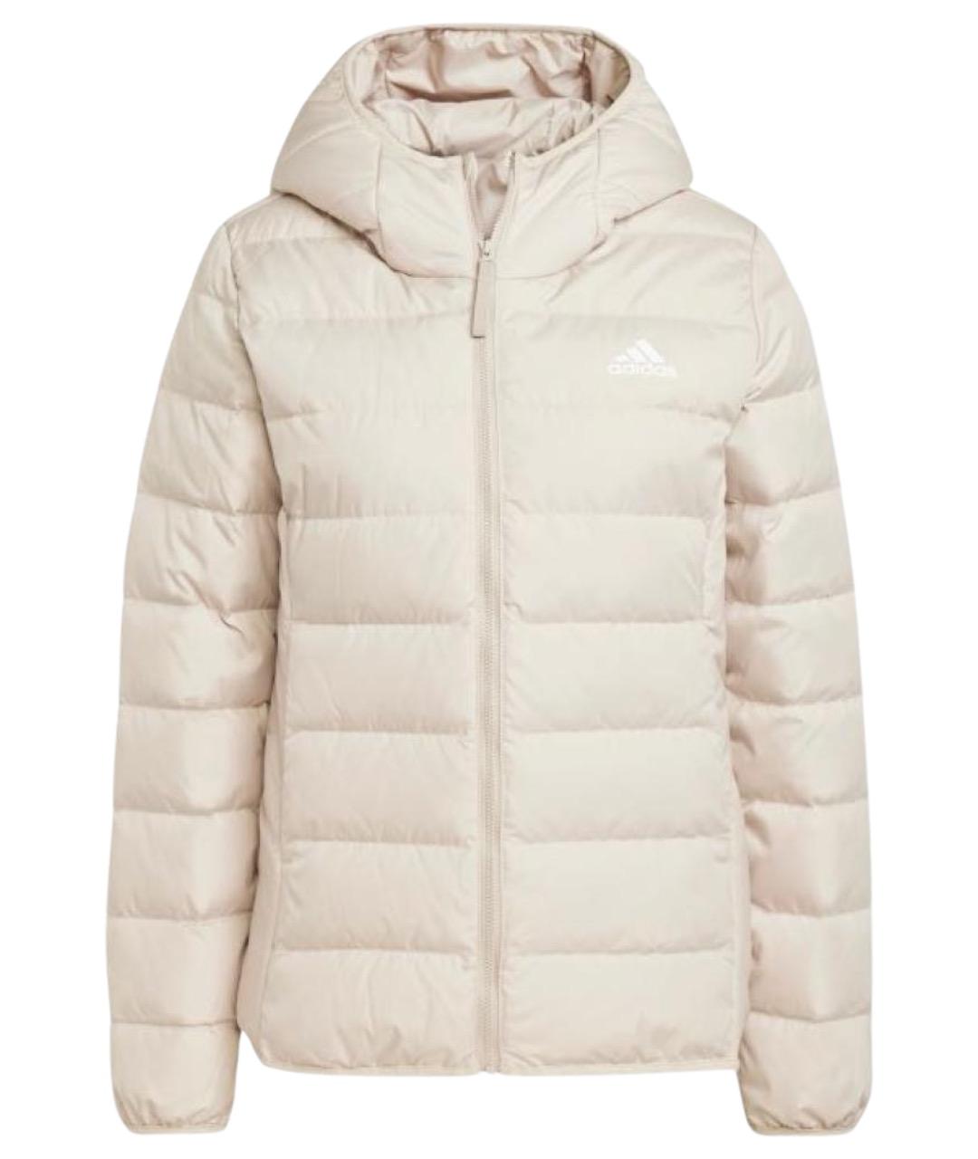 ADIDAS Бежевый полиэстеровый пуховик, фото 1