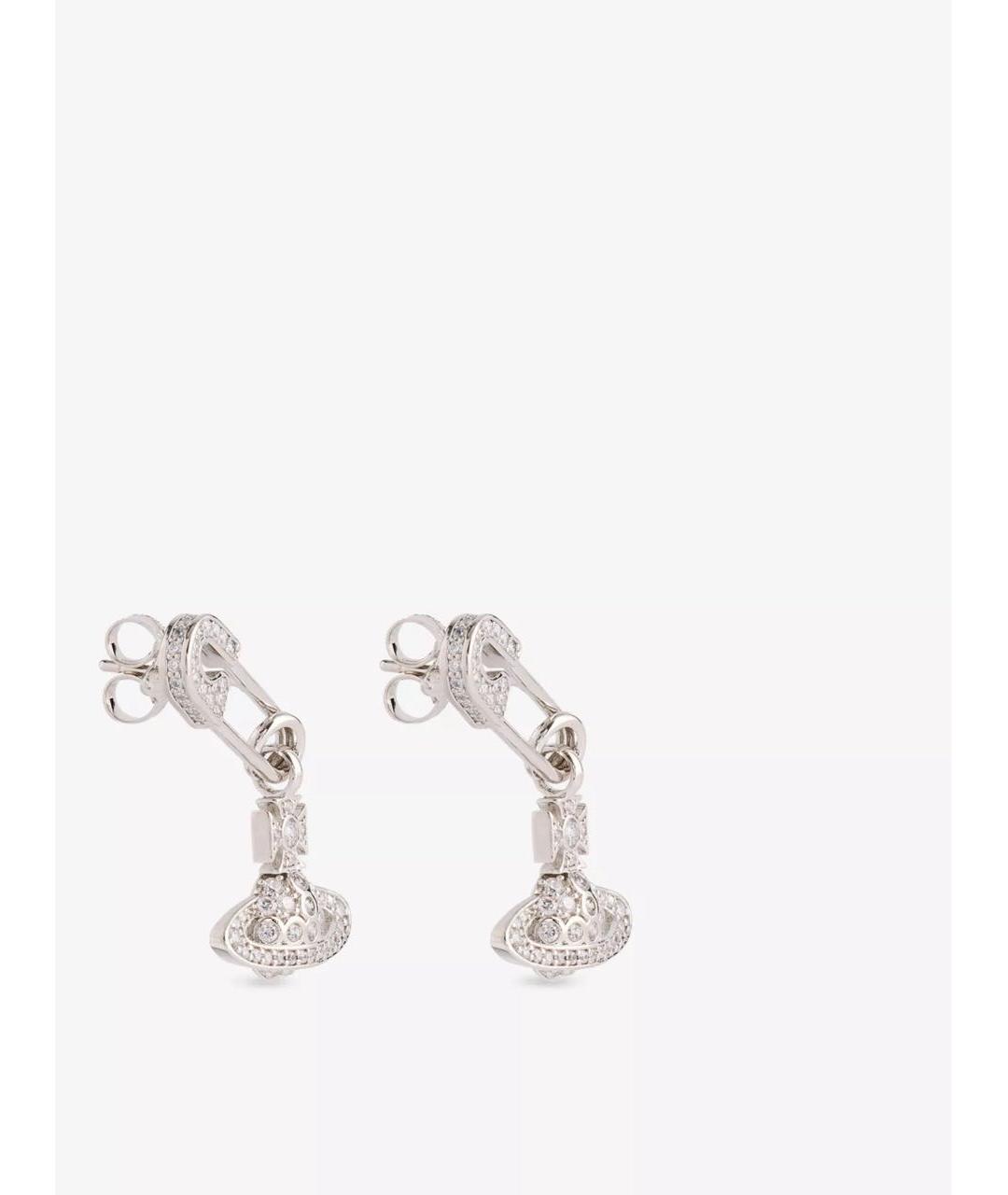 VIVIENNE WESTWOOD Серебряные латунные серьги, фото 3