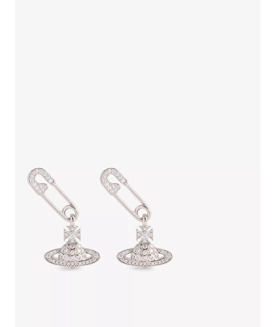 VIVIENNE WESTWOOD Серебряные латунные серьги, фото 5