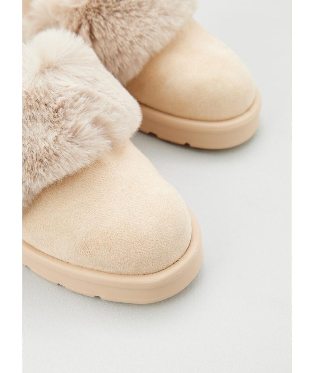 LOVE MOSCHINO Бежевые мюли, фото 3