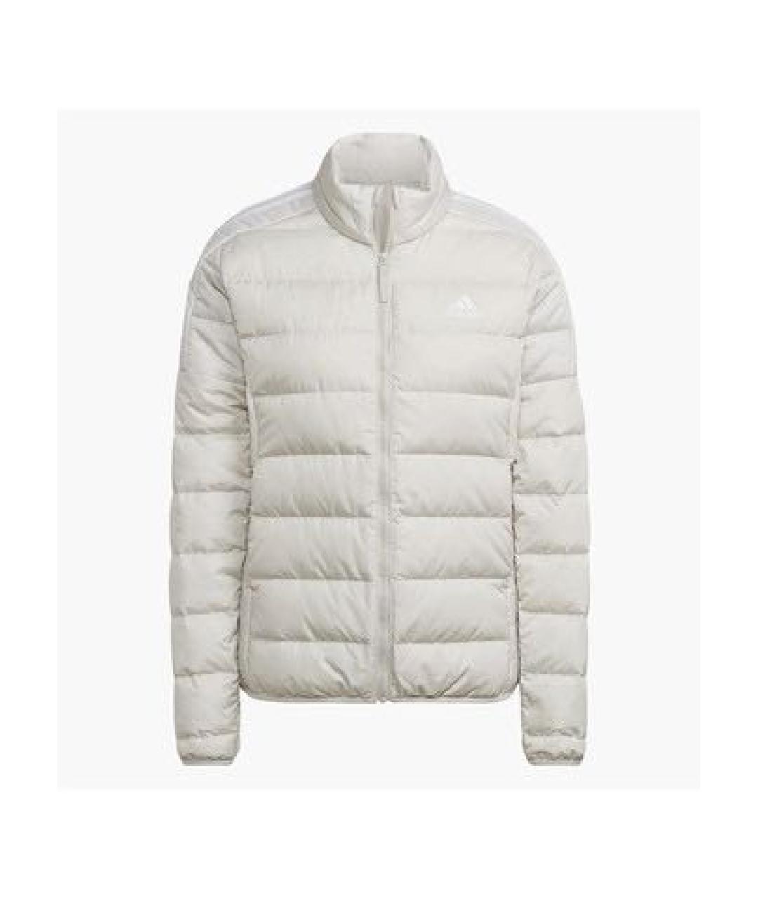 ADIDAS Бежевый полиэстеровый пуховик, фото 6