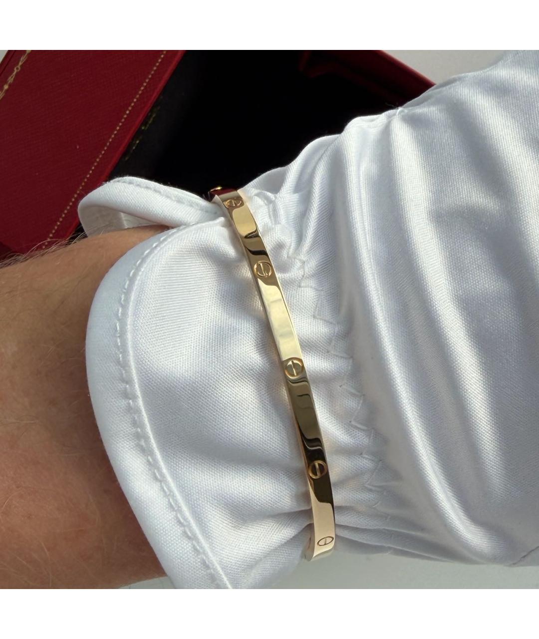 CARTIER Желтый браслет из желтого золота, фото 6