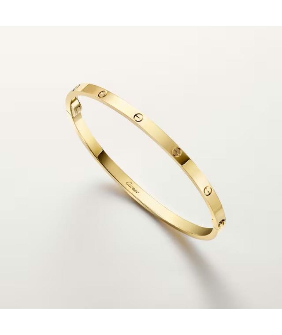 CARTIER Желтый браслет из желтого золота, фото 7
