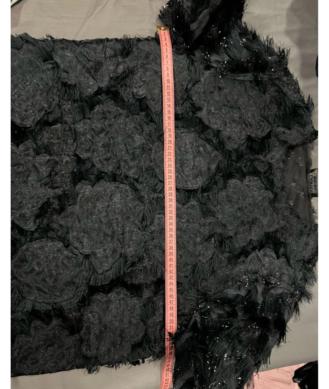 LANVIN Черная шелковая блузы, фото 7