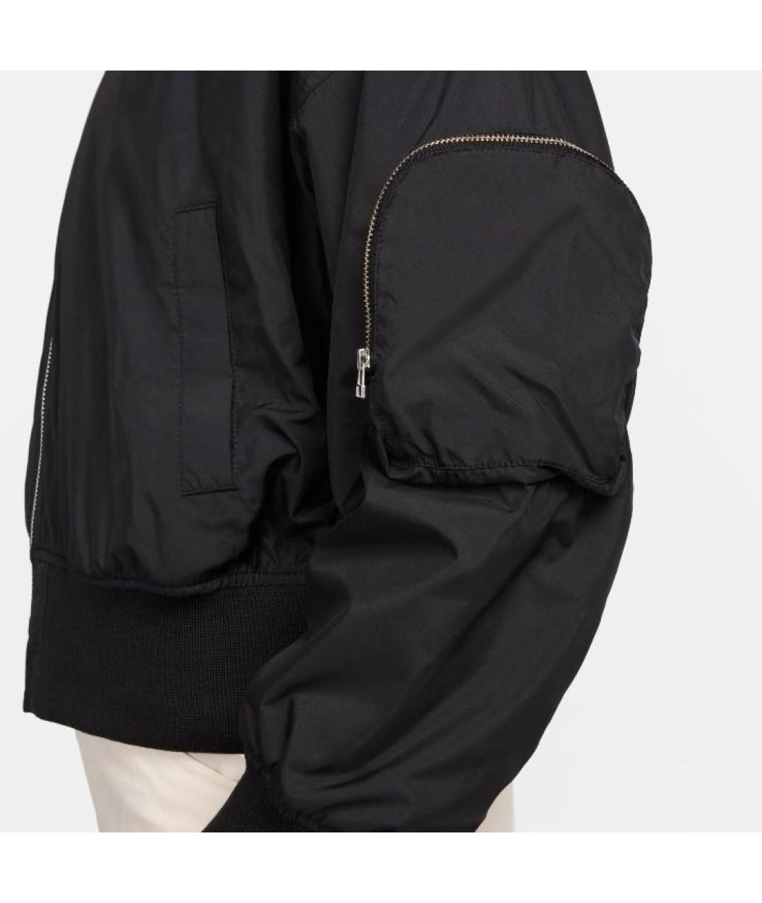 NIKE Черная полиэстеровая куртка, фото 3