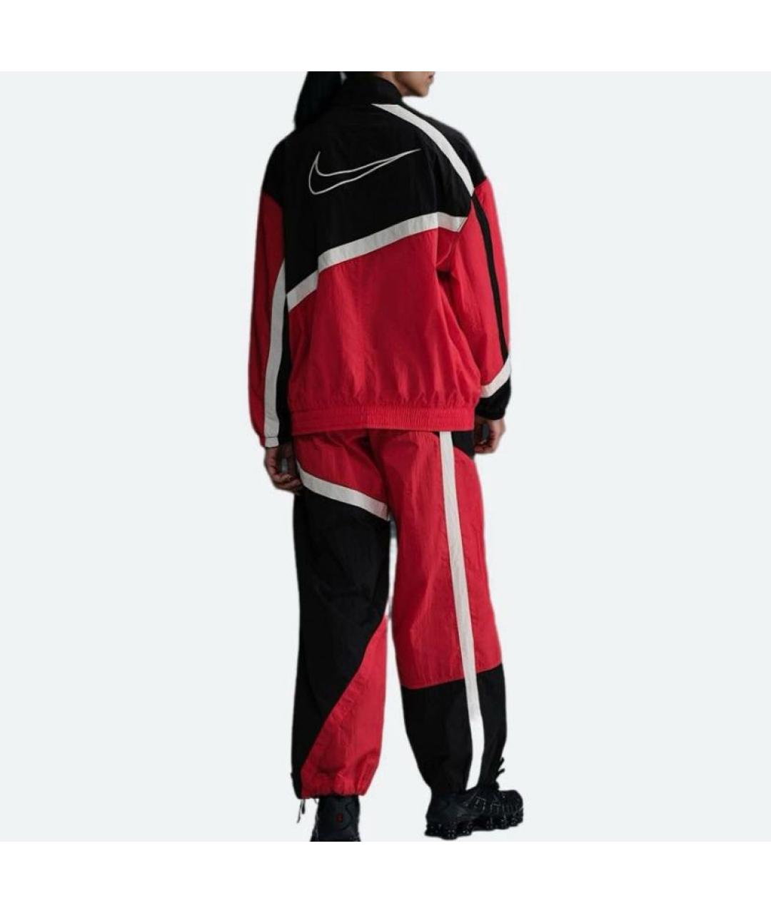 NIKE Красная полиамидовая куртка, фото 6