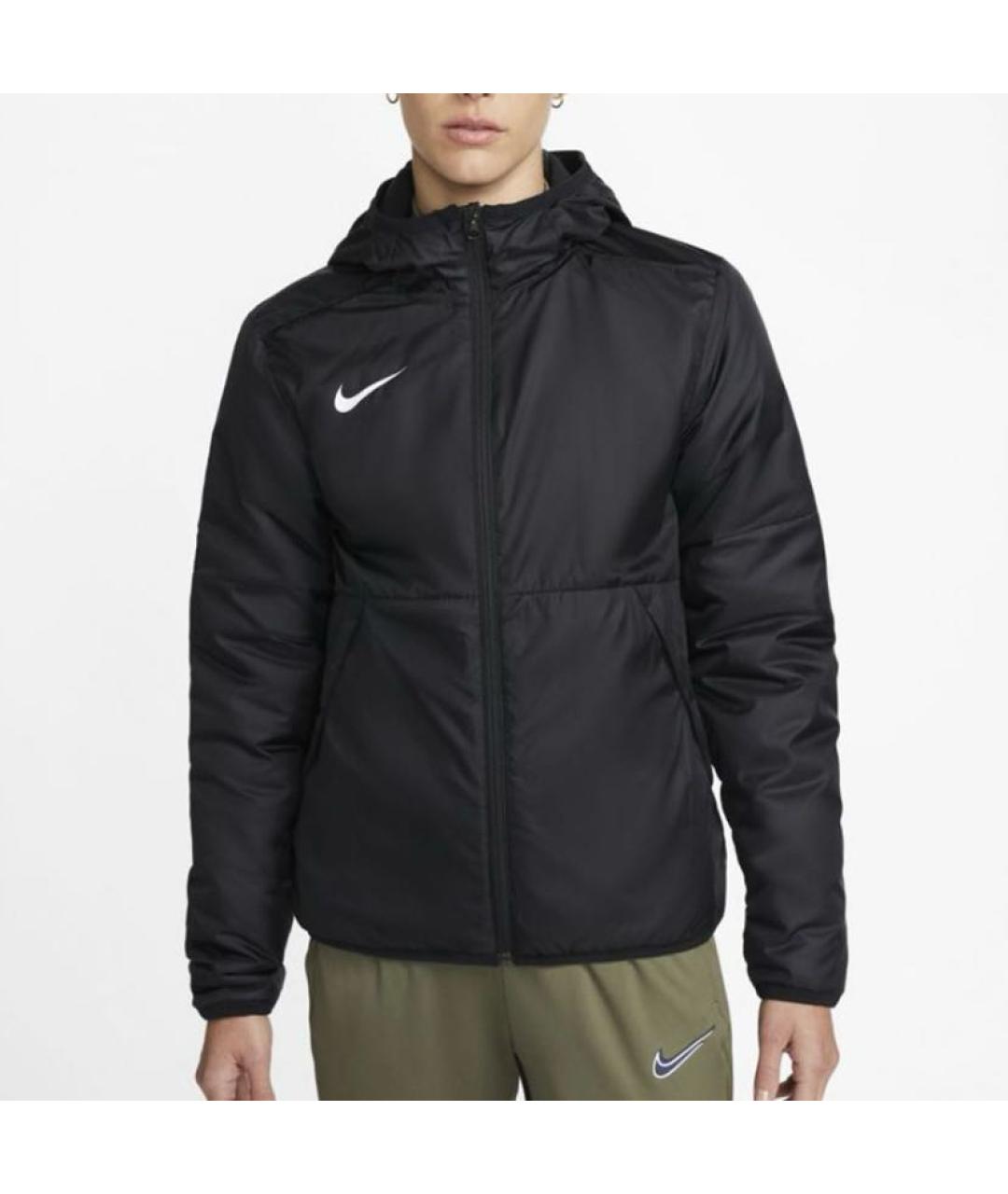 NIKE Черная полиэстеровая куртка, фото 2