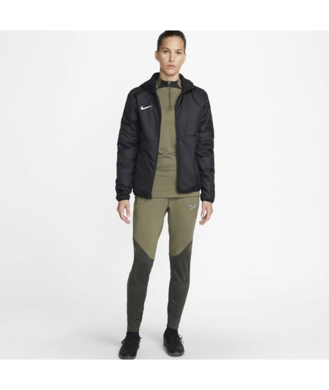 NIKE Черная полиэстеровая куртка, фото 5