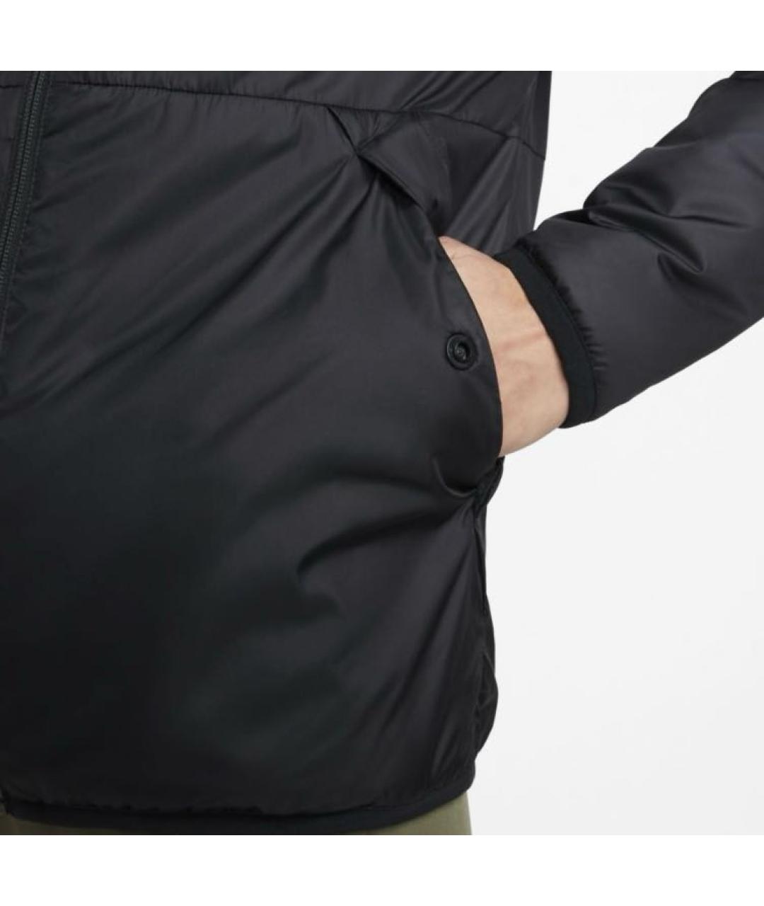 NIKE Черная полиэстеровая куртка, фото 4