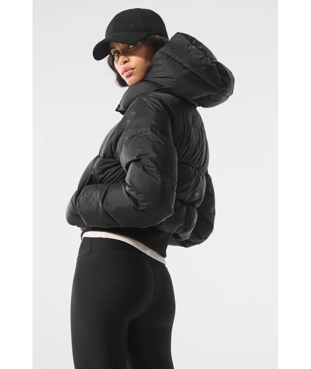 ALO YOGA Черный полиэстеровый пуховик, фото 6