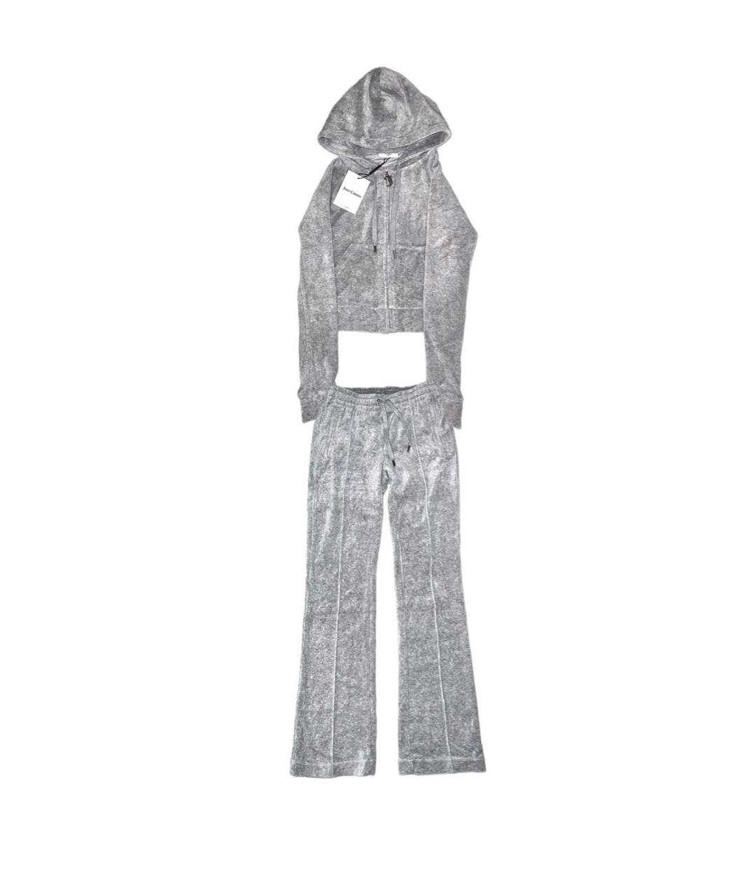 JUICY COUTURE Серый хлопковый спортивные костюмы, фото 1