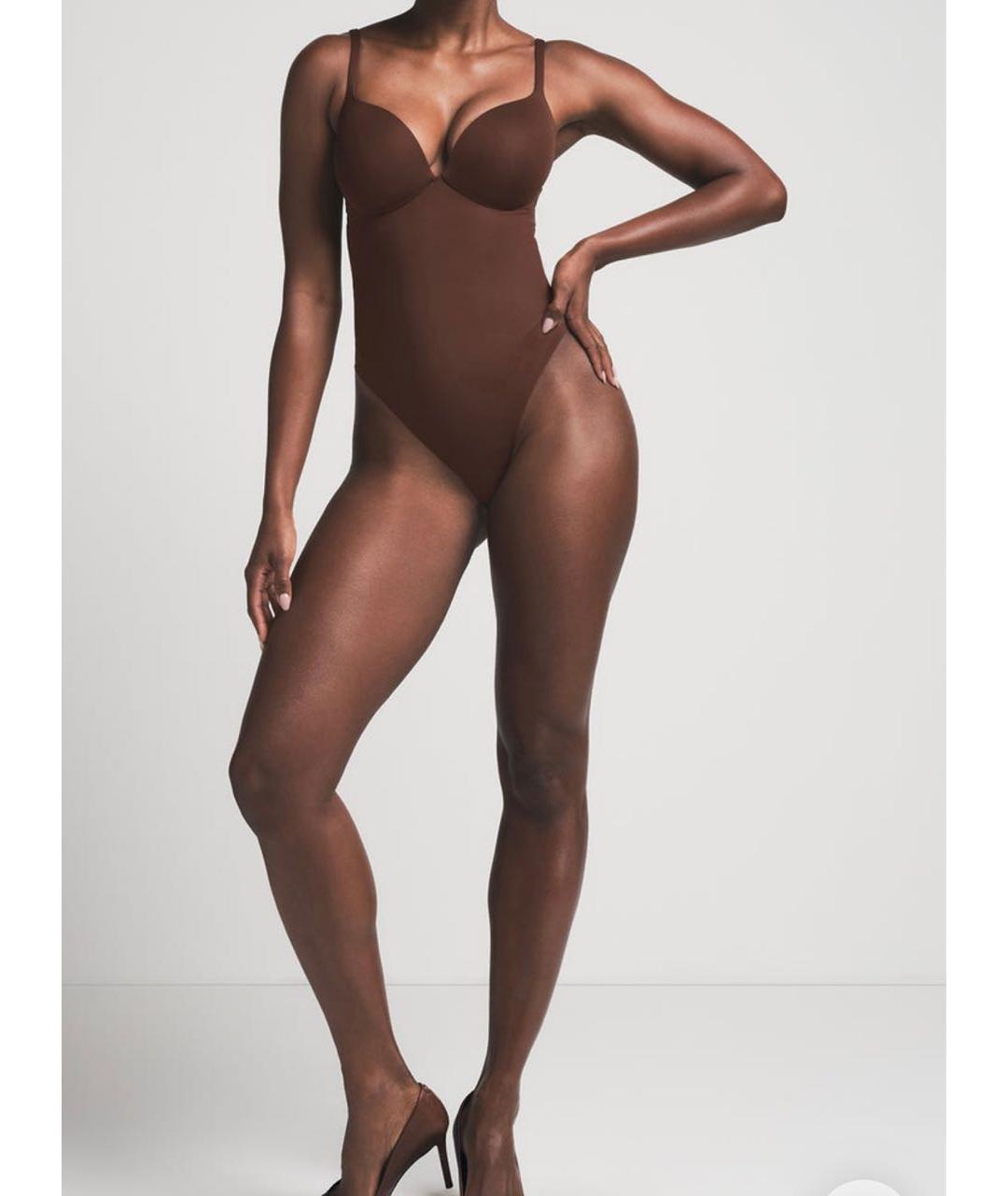 SKIMS Коричневое боди, фото 3