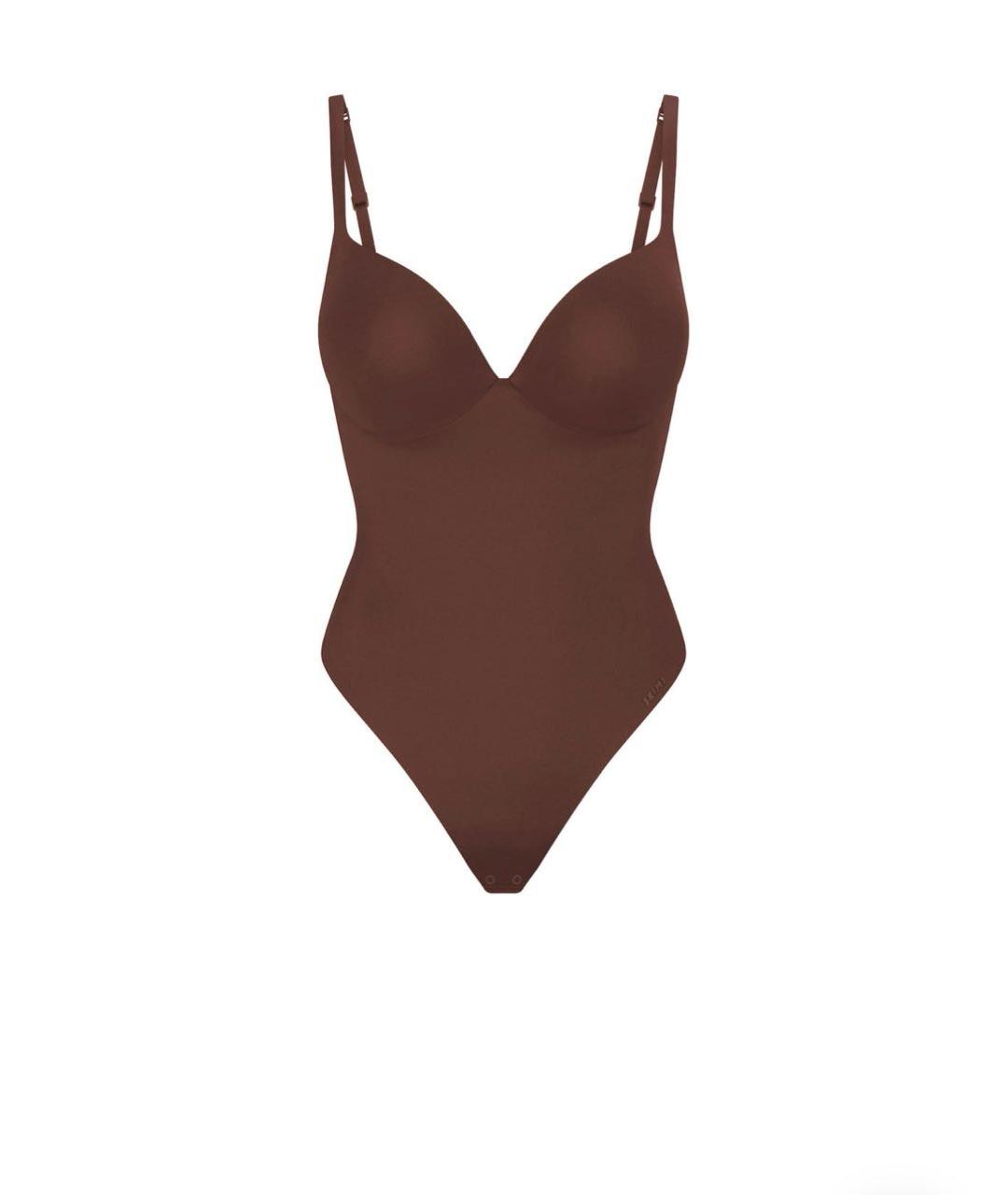 SKIMS Коричневое боди, фото 1