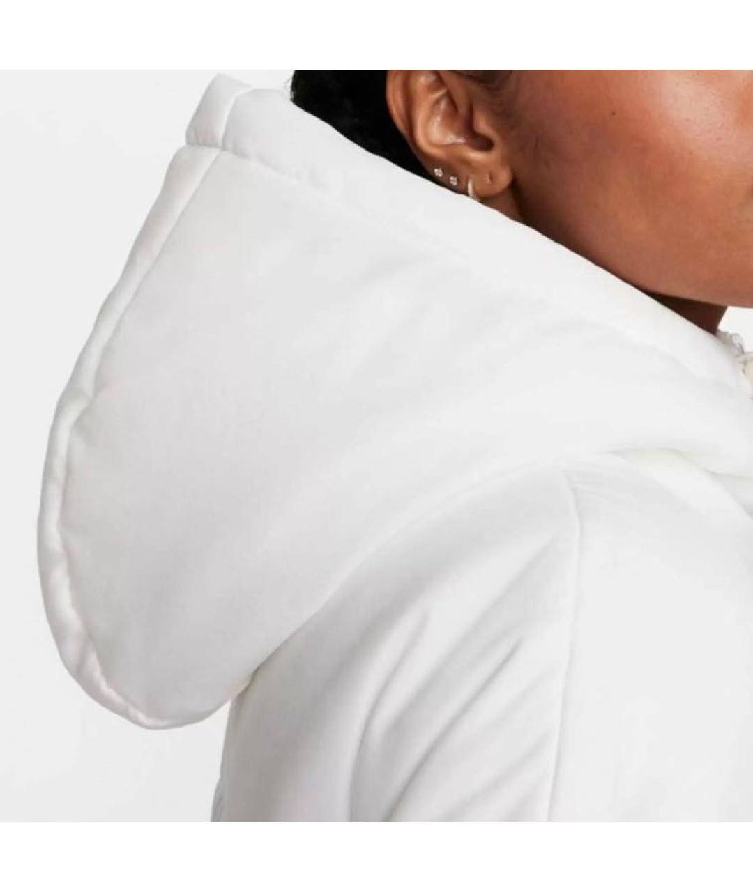 NIKE Белый полиэстеровый пуховик, фото 5