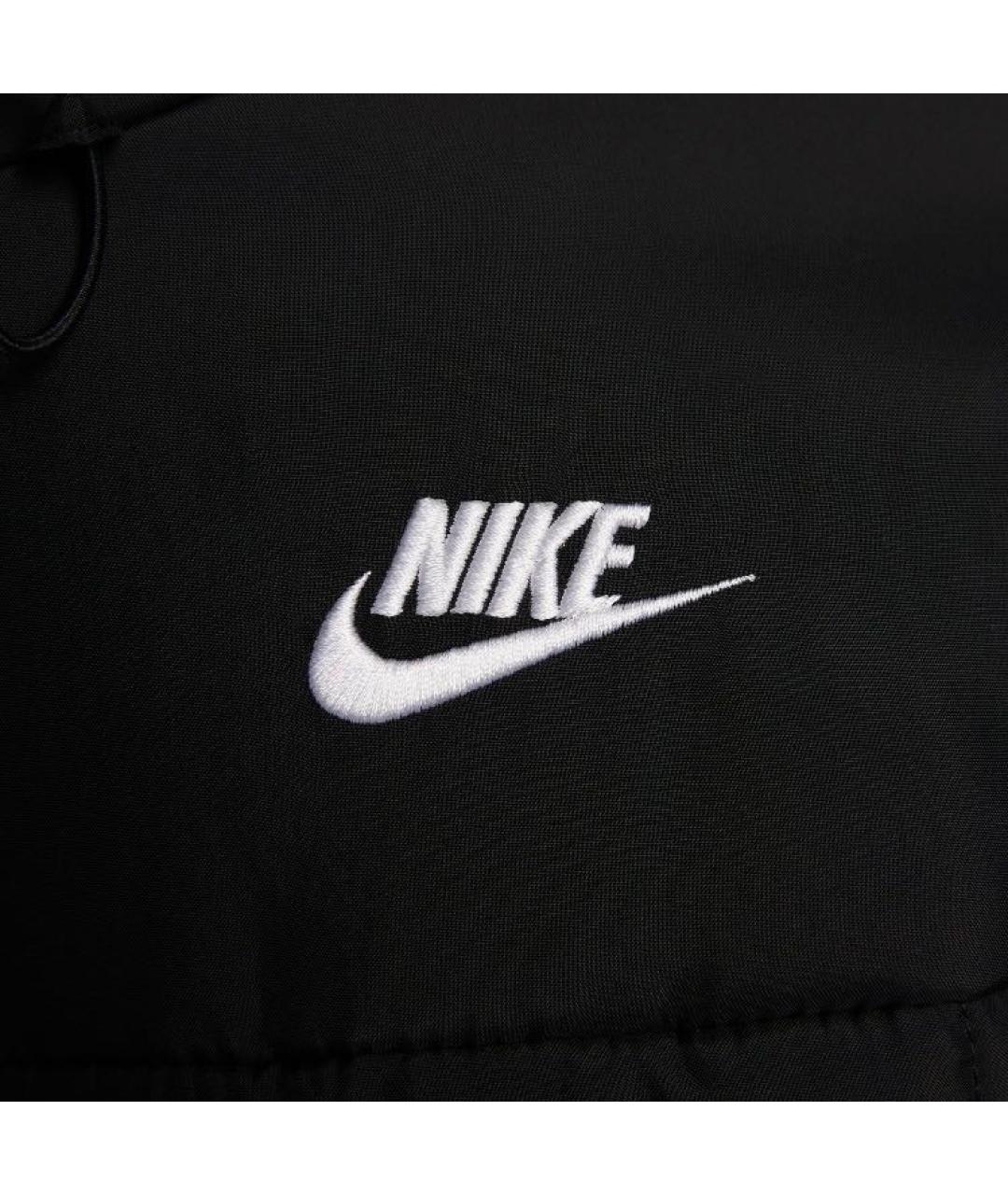 NIKE Черный полиэстеровый пуховик, фото 4