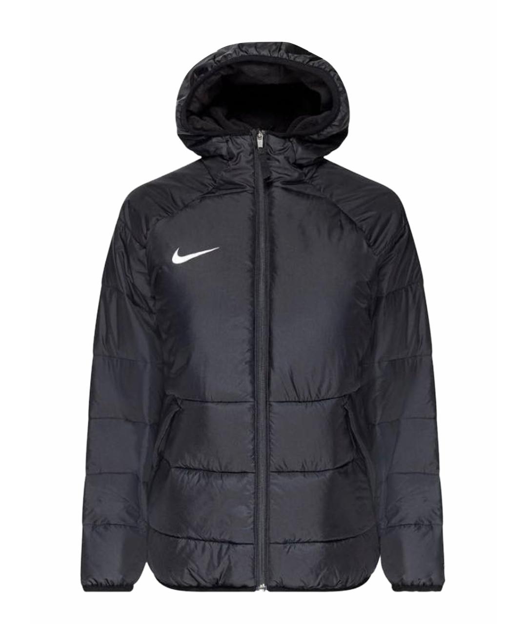 NIKE Черный полиэстеровый пуховик, фото 1