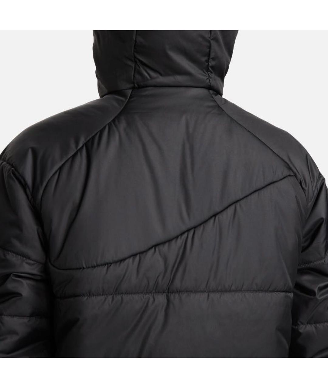 NIKE Черный полиэстеровый пуховик, фото 3