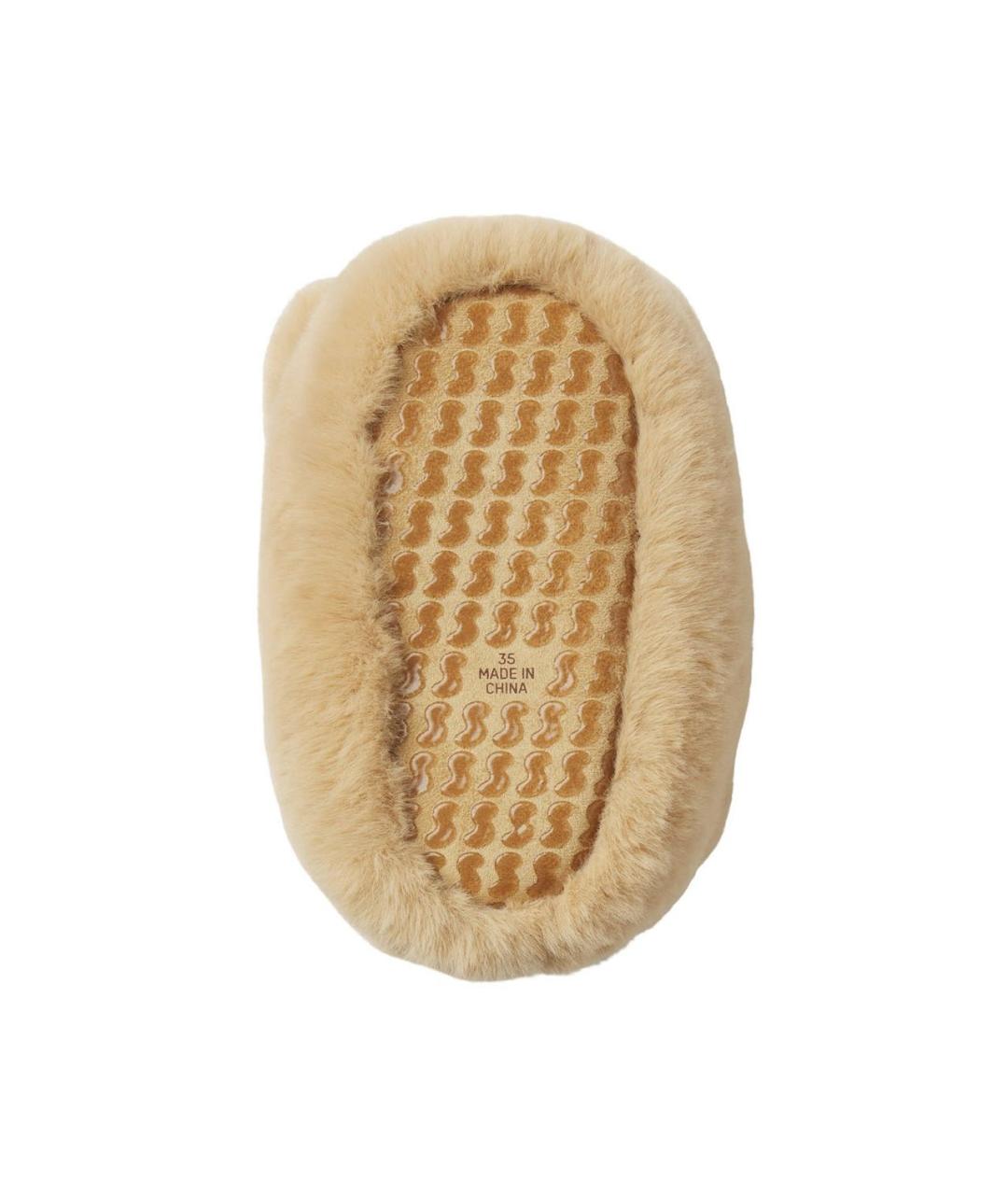 SKIMS Бежевые шлепанцы, фото 2