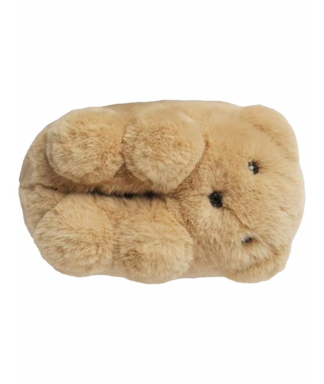 SKIMS Бежевые шлепанцы, фото 1