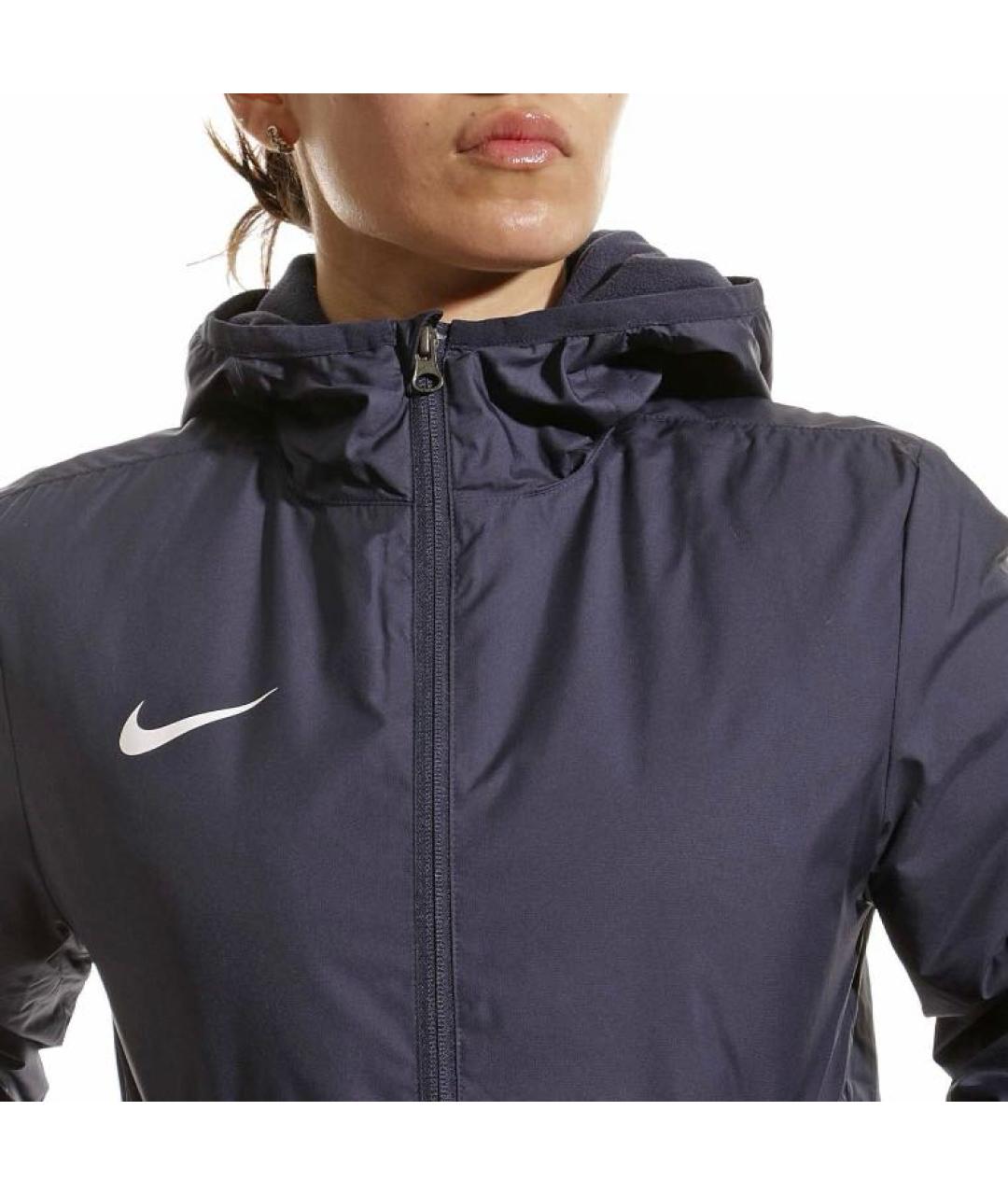 NIKE Темно-синее полиэстеровое пальто, фото 6
