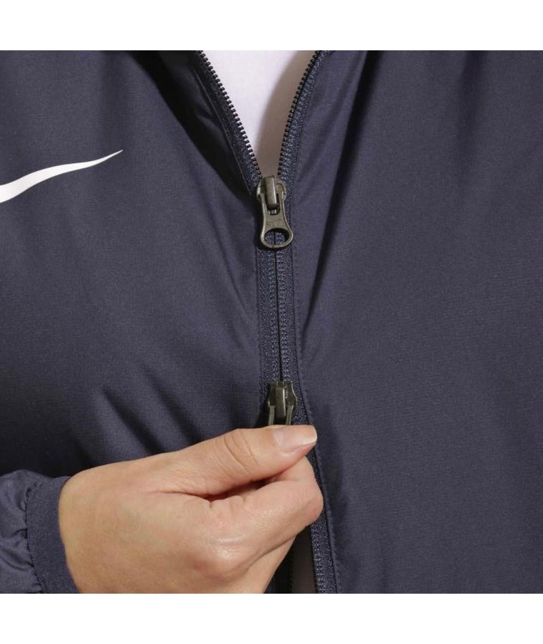 NIKE Темно-синее полиэстеровое пальто, фото 7