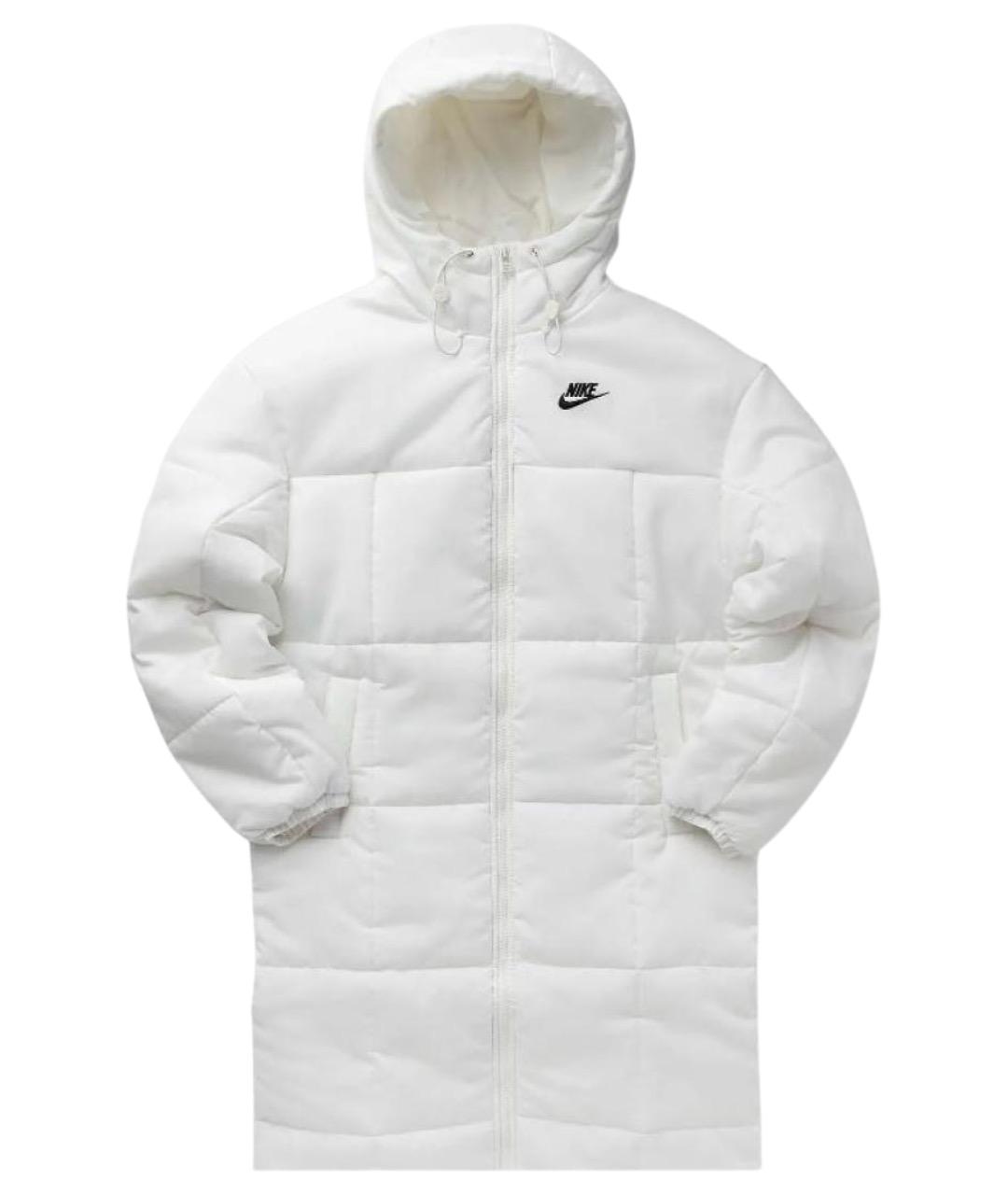 NIKE Белое полиэстеровое пальто, фото 1