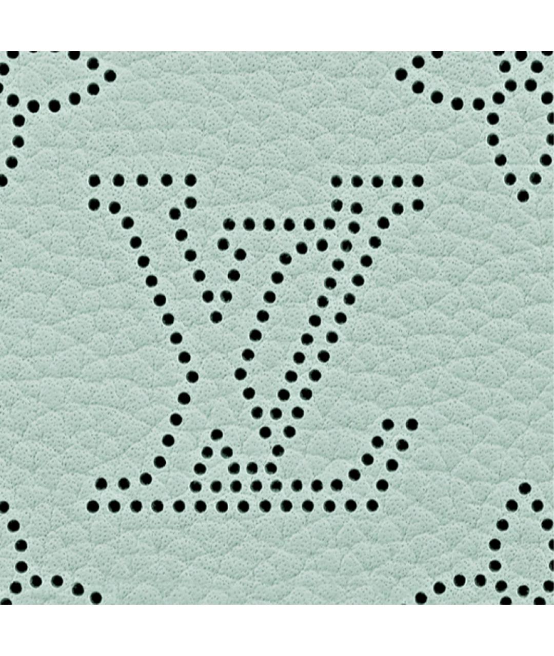 LOUIS VUITTON Голубой кожаный кошелек, фото 5