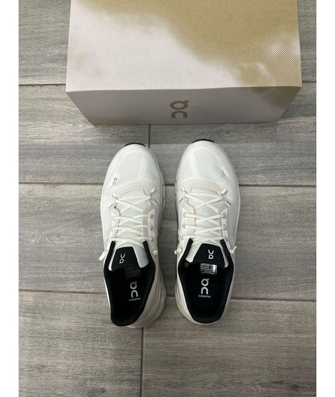 ON Белые текстильные кроссовки, фото 3