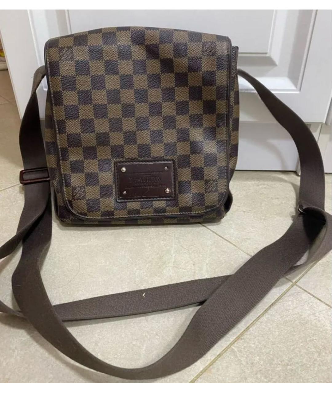 LOUIS VUITTON Коричневая сумка на плечо, фото 4