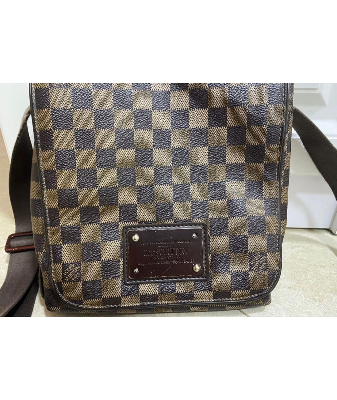 LOUIS VUITTON Коричневая сумка на плечо, фото 2