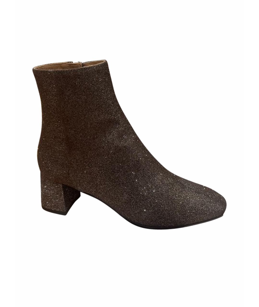 AQUAZZURA Коричневые ботильоны, фото 1