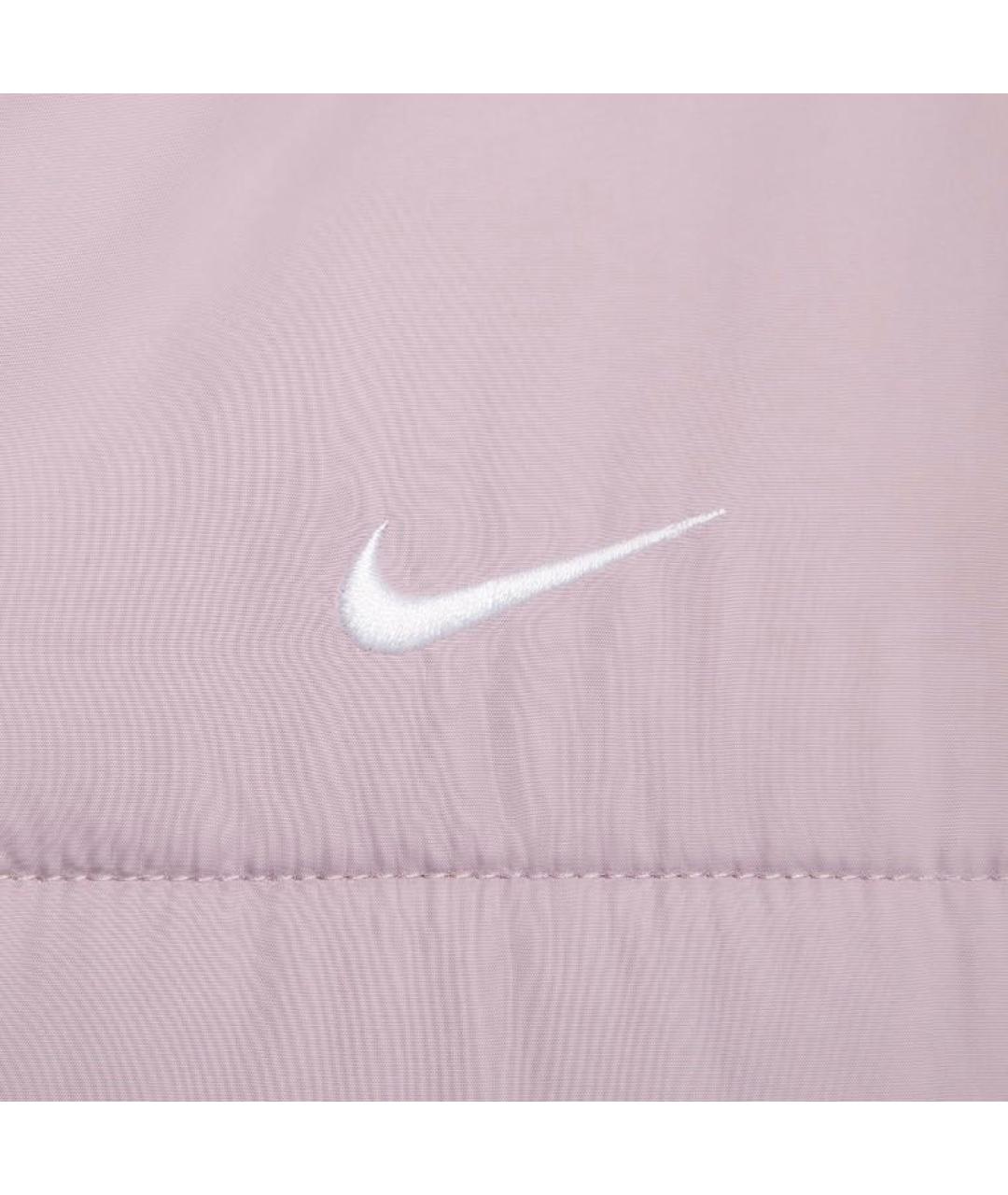 NIKE Фиолетовый полиэстеровый пуховик, фото 4