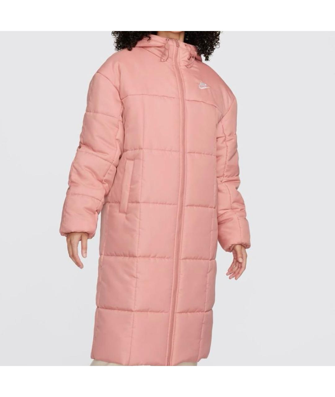 NIKE Коралловое полиэстеровое пальто, фото 2