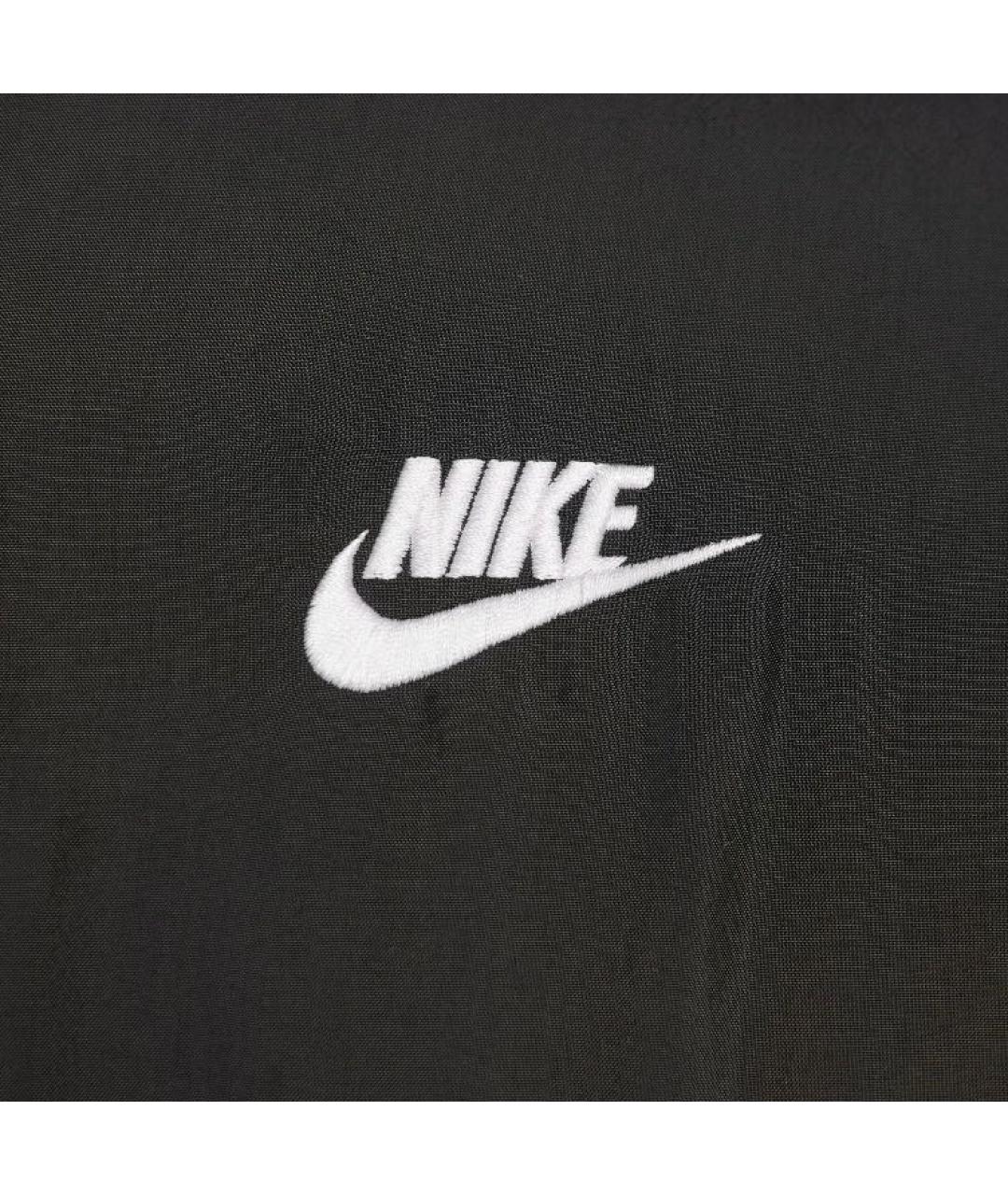 NIKE Черный полиэстеровый пуховик, фото 4