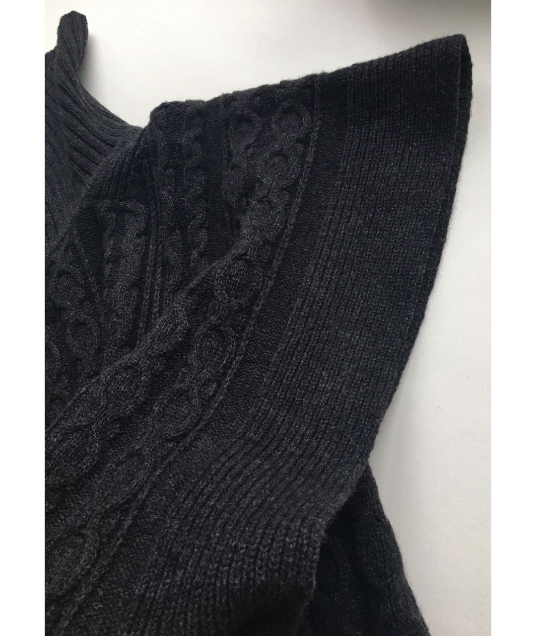 SEE BY CHLOE Антрацитовая шерстяная жилетка, фото 5