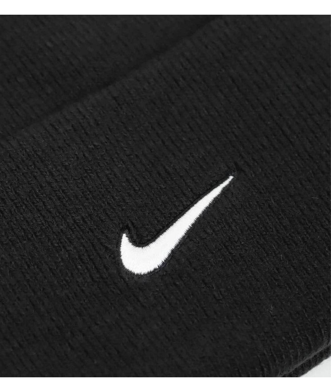NIKE Черная синтетическая шапка, фото 3