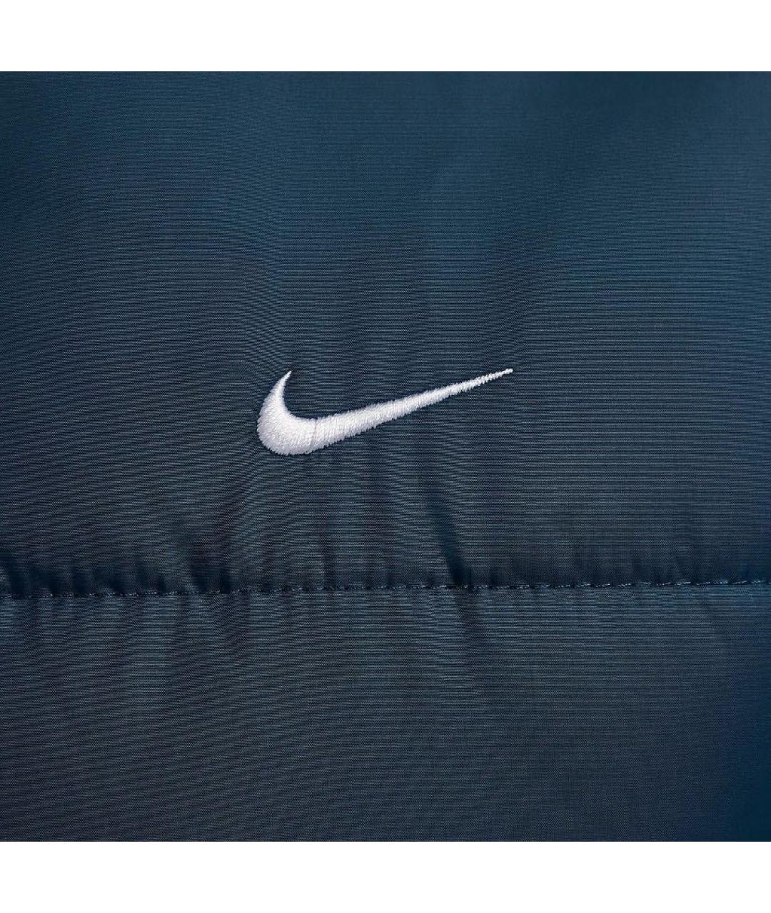 NIKE Синий полиэстеровый пуховик, фото 6